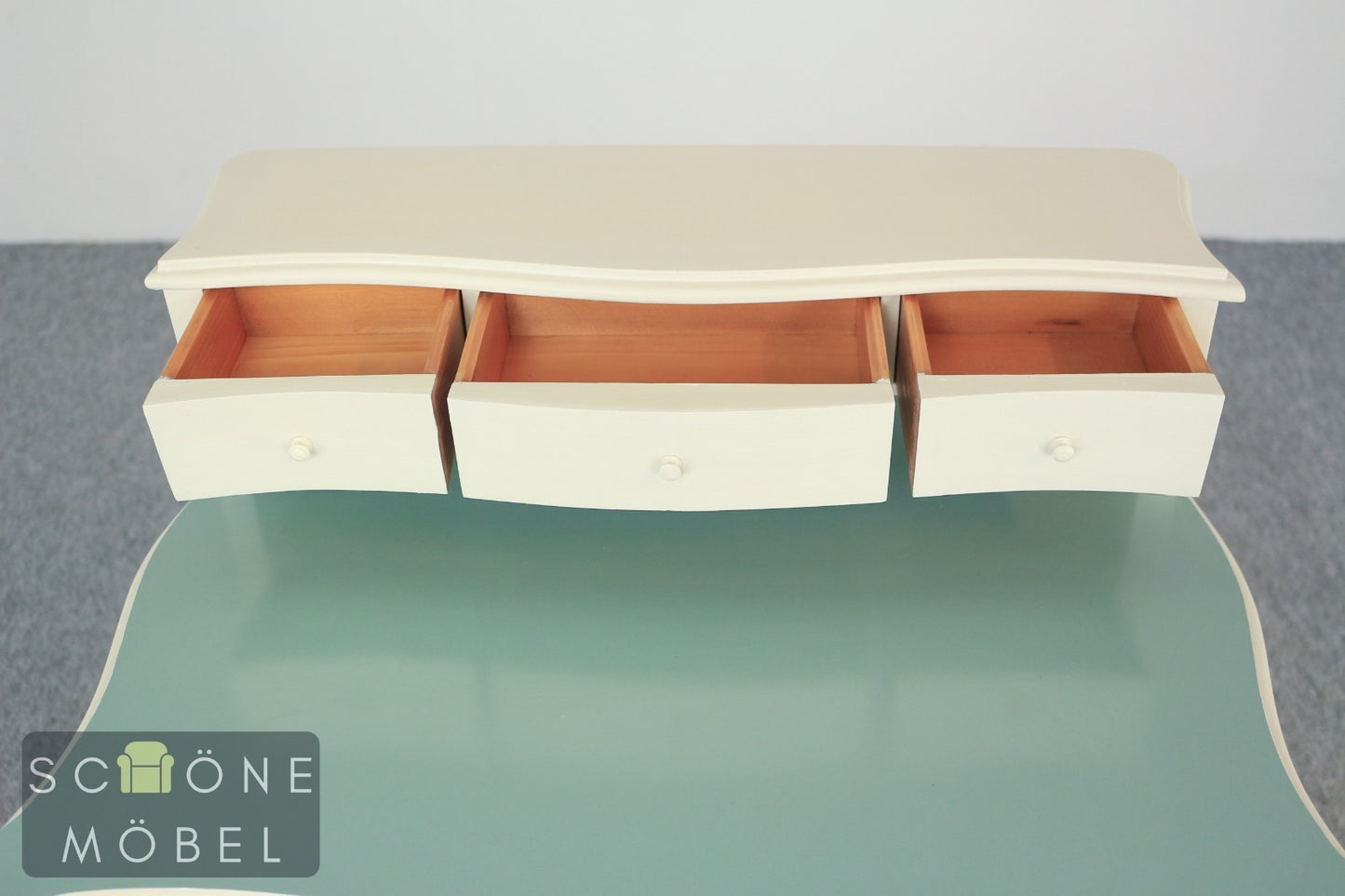 Vintage Damen- Schreibtisch Beistelltisch im Landhausstil Sekretär Schminktisch