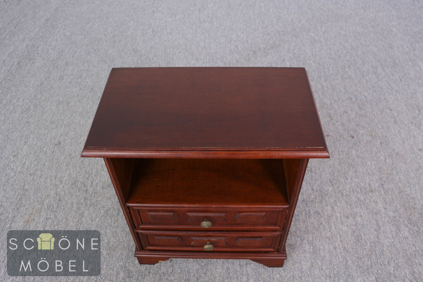 Nachttisch Beistellschrank Massivholz Kommode Vintage Kolonial Stil