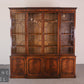 Antiker Mahagoni Bücherschrank Vitrine Bibliothek England Stil massiv Schrank