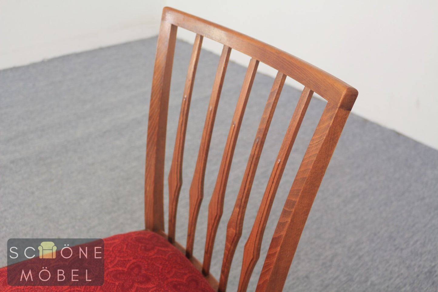 Vintage Stuhl Retro Esszimmer Chair Mid-Century Holzstuhl Skandinavisch