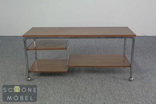 70er Jahre Vintage TV Board Mid Century Rollwagen Anrichte Retro Servierwagen