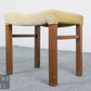 30er 40er Jahre Design Hocker Antik Stil Fußhocker Stuhl Chair Art Deco