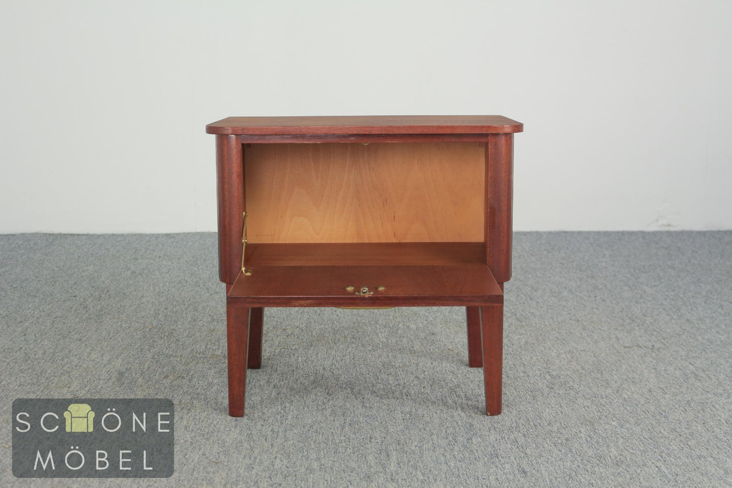 Vintage Nachttische Retro Schränkchen Mid-Century Side Table 60er Jahre