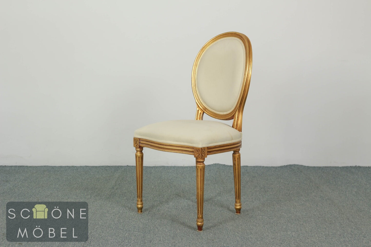 Schöner Antik Stil Stuhl Louis XVI Design Chair Essstuhl Shabby Vintage French