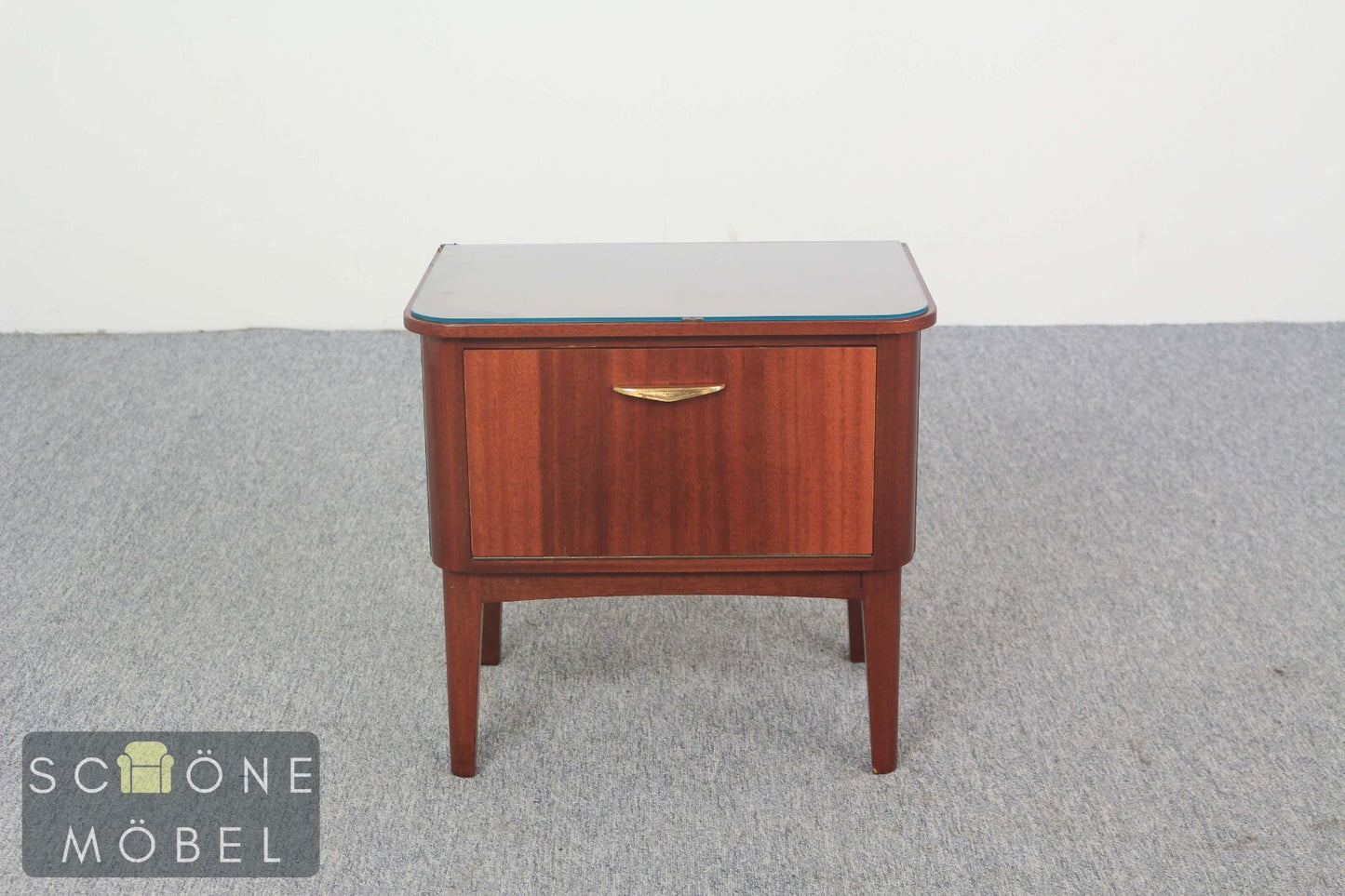 Vintage Nachttische Retro Schränkchen Mid-Century Side Table 60er Jahre