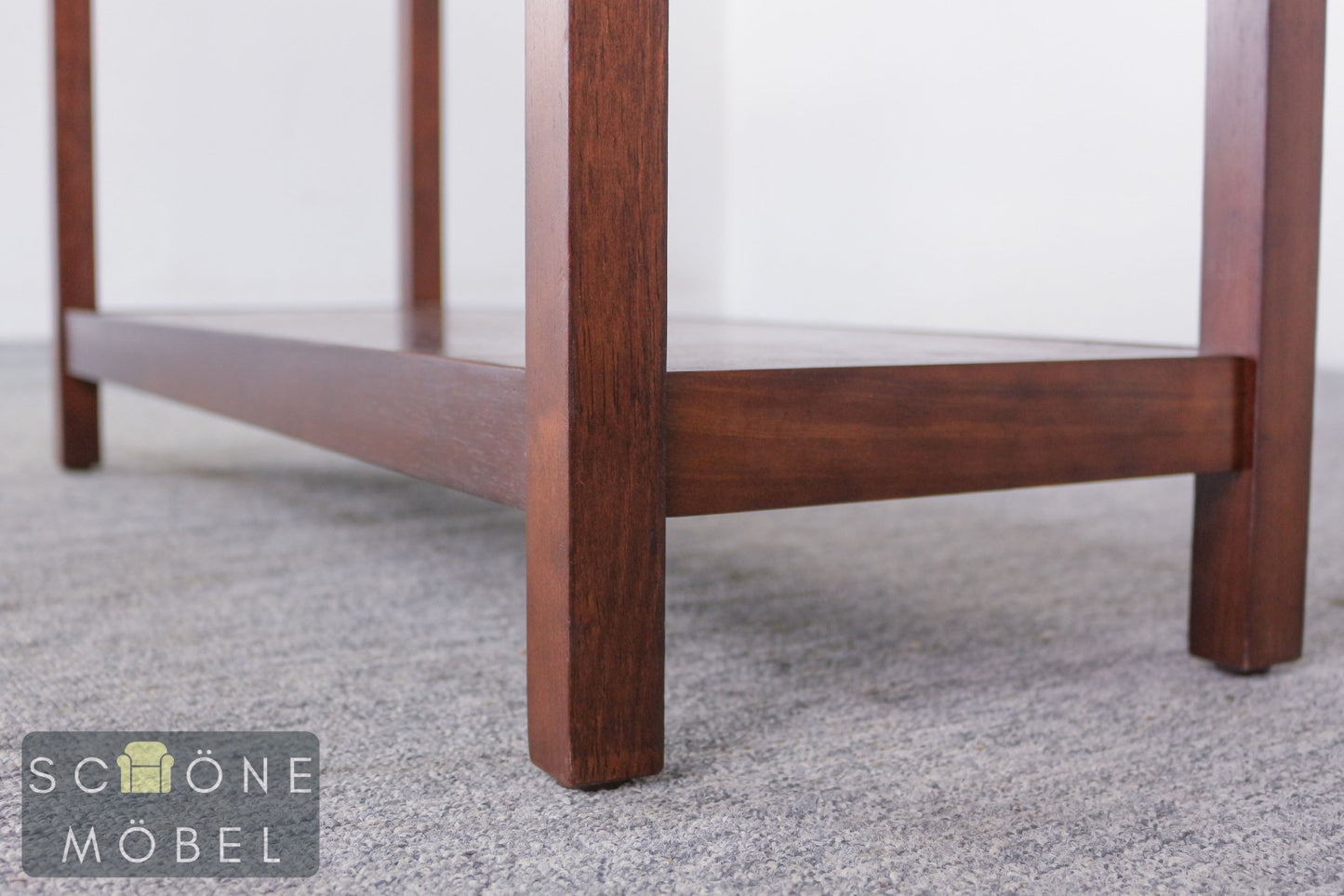 Konsolentisch Beistelltisch Vintage Konsole Retro Tisch Glastisch Table