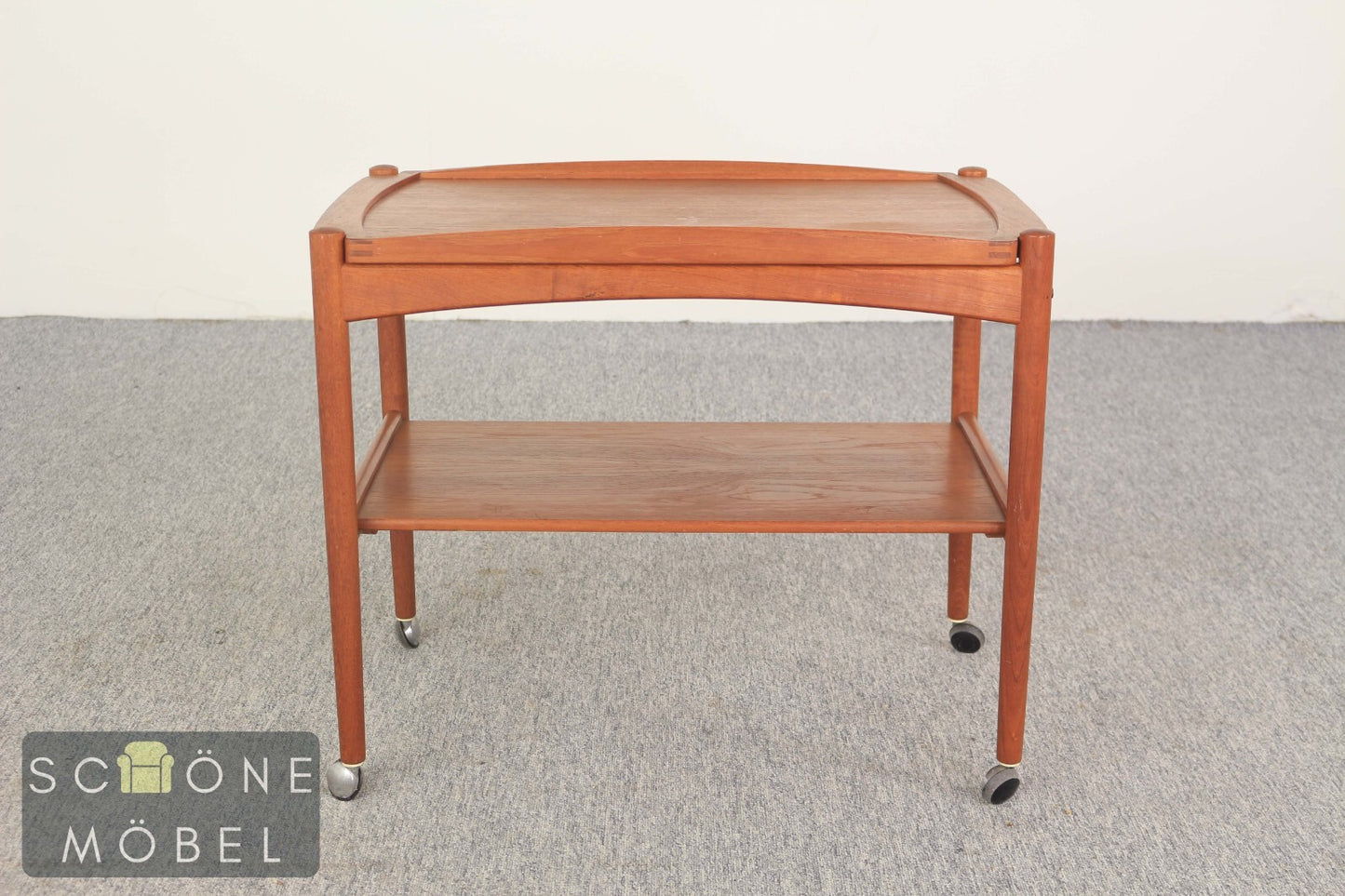 Servierwagen, Danish Design von Poul Hundevad für Bernstorffsminde Møbelfabrik