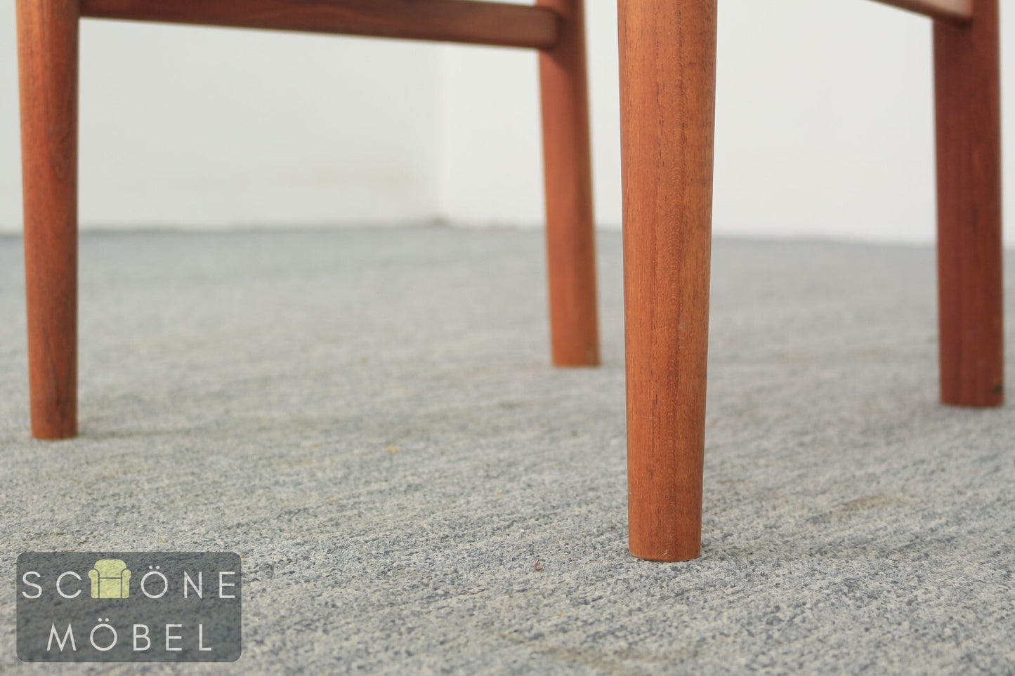 4 Danish Design Vintage Stühle Mid Century Essstühle Stuhl 60er Jahre von Schou