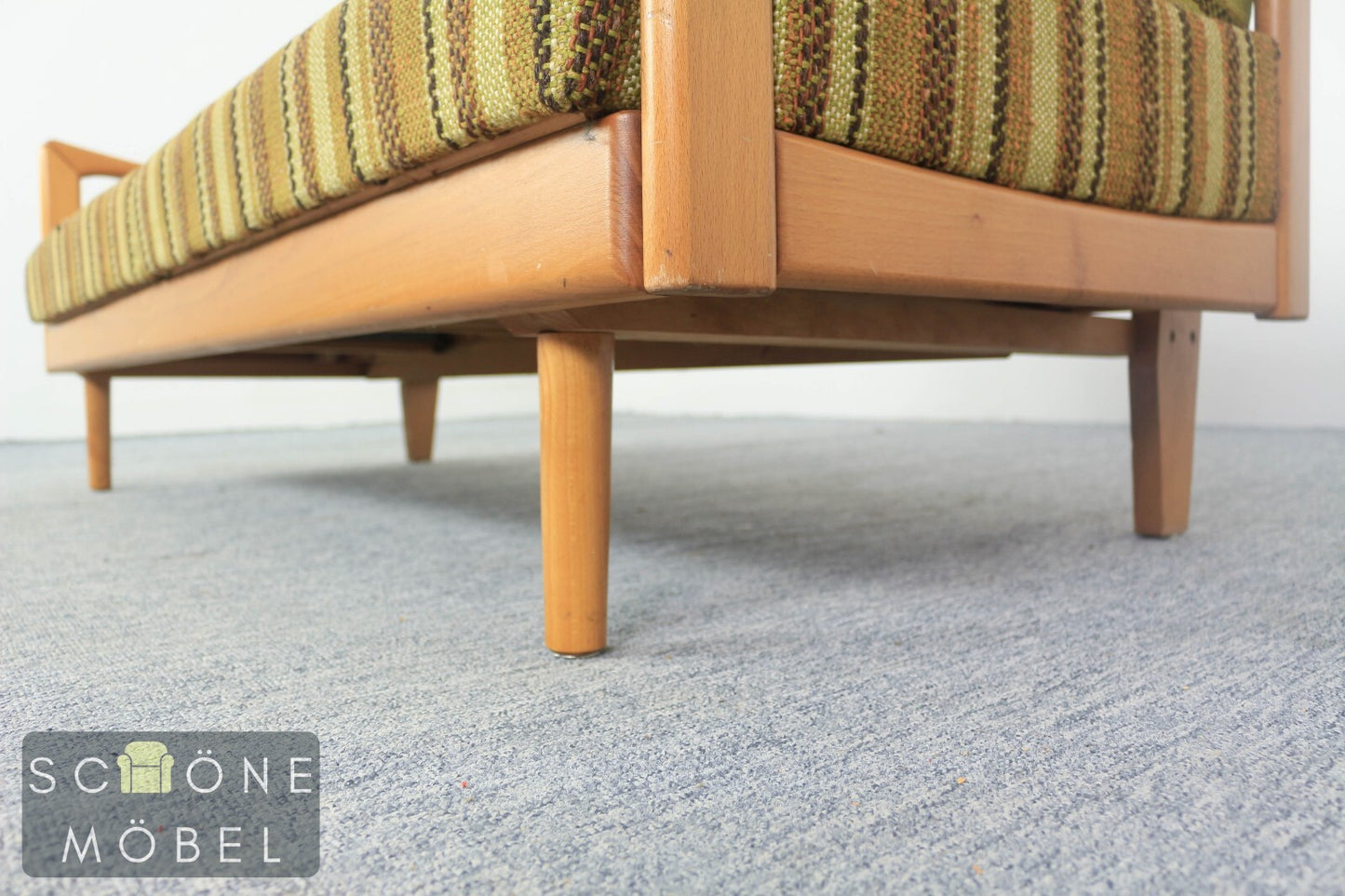 Retro 3er Sofa Mid Century Schlafsofa Vintage Couch Walter Knoll 60er Daybad