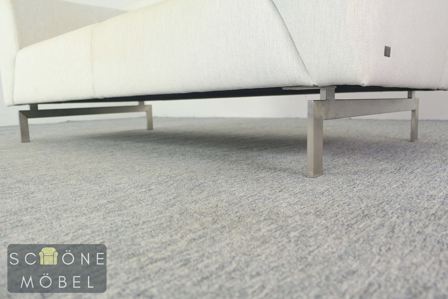 Sofa Moderner 2 Sitzer Designklassiker Marke Rolf Benz Bauhaus-inspiriert Couch
