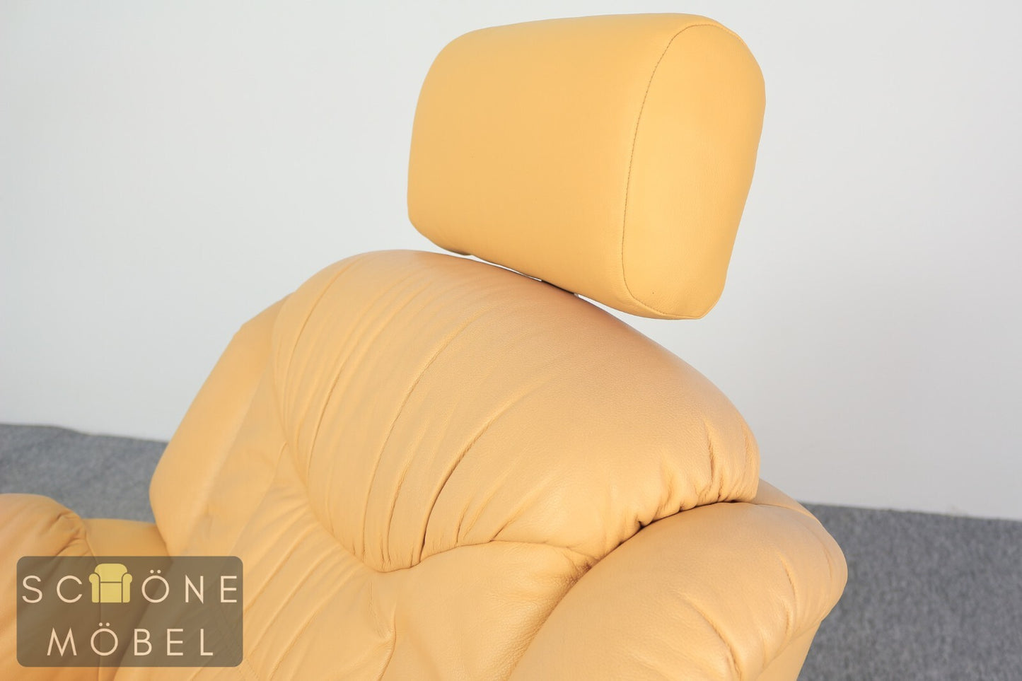 Moderner Designer Leder Sessel Relax Armchair Relaxsessel Echtleder