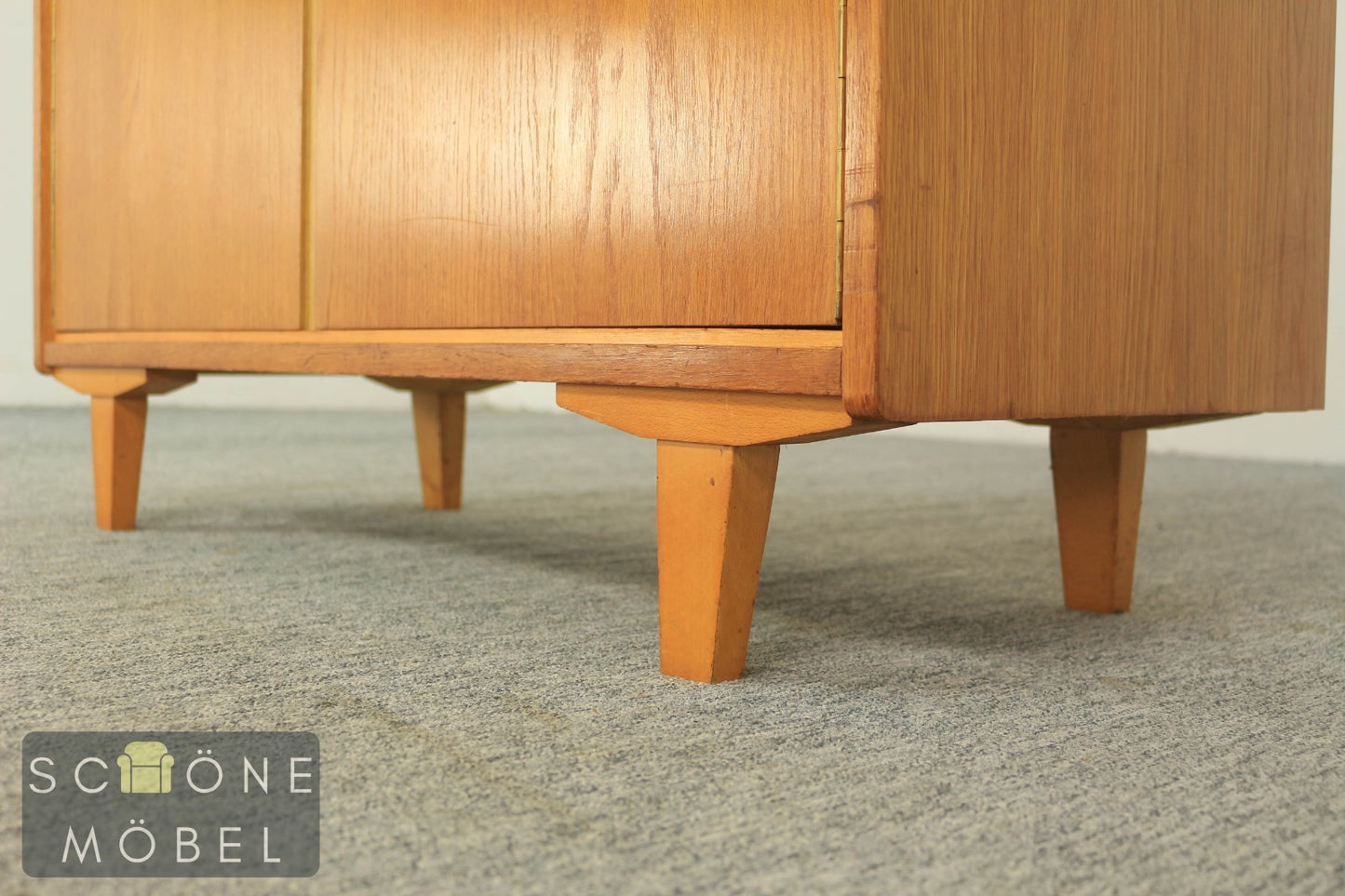 DDR Vintage Glasvitrine Retro Vitrine Barschrank Mid Century Glas Schränkchen