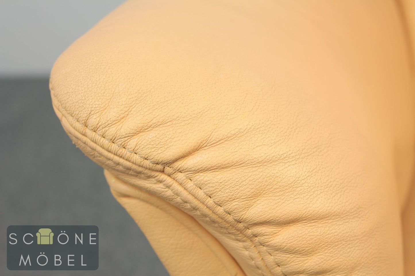 Moderner Designer Leder Sessel Relax Armchair Relaxsessel Echtleder