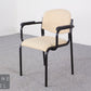 Vintage Armlehnstuhl Besucherstuhl Freischwinger Bauhaus Stil Creme