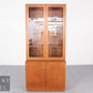 Dyrlund Teak Vitrine Danish Design Mid Century Glas Schrank Vintage Teakholz