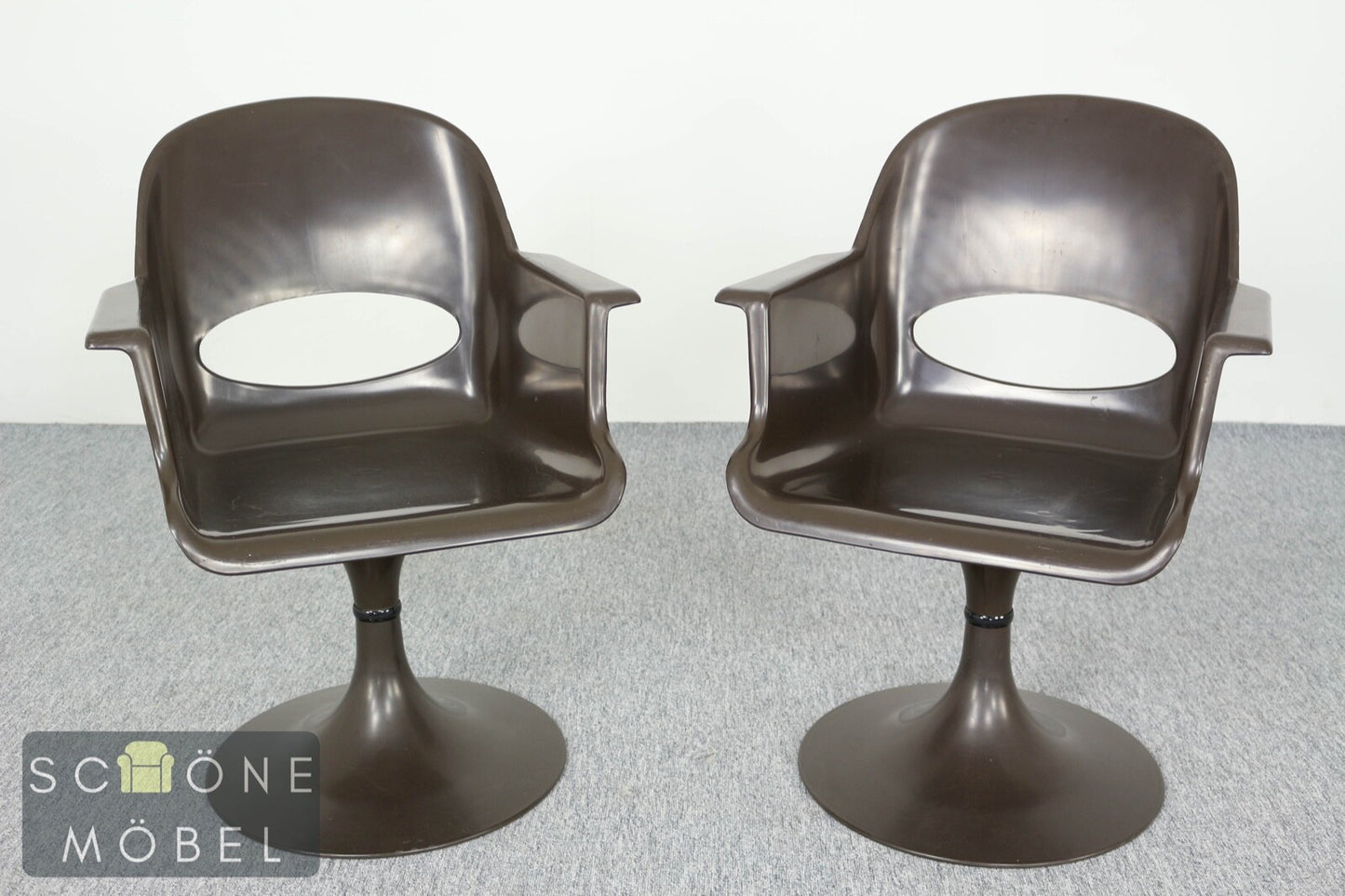 KURZ Vintage Tisch Retro Drehstühle Mid Century Table Space Age Esstisch 70er