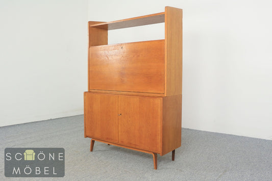 Vintage Sekretär Mid Century Design Retro Schrank Regal DDR