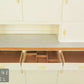 Mid Century Küchen Buffet Weiß Schrank 50er 60er Jahre Vintage Sideboard