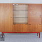 Retro Wohnzimmerschrank Vitrinenschrank Vintage Schrank MidCentury Bücherschrank