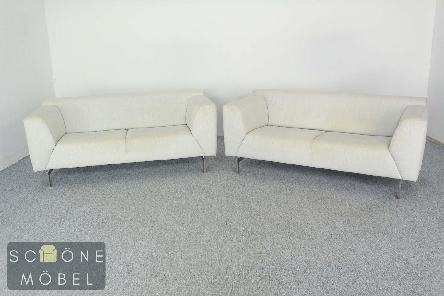 Sofa Moderner 2 Sitzer Designklassiker Marke Rolf Benz Bauhaus-inspiriert Couch