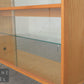 Vintage Vitrine Raumtrenner Mid Century Glas Anrichte Retro Skandinavisch