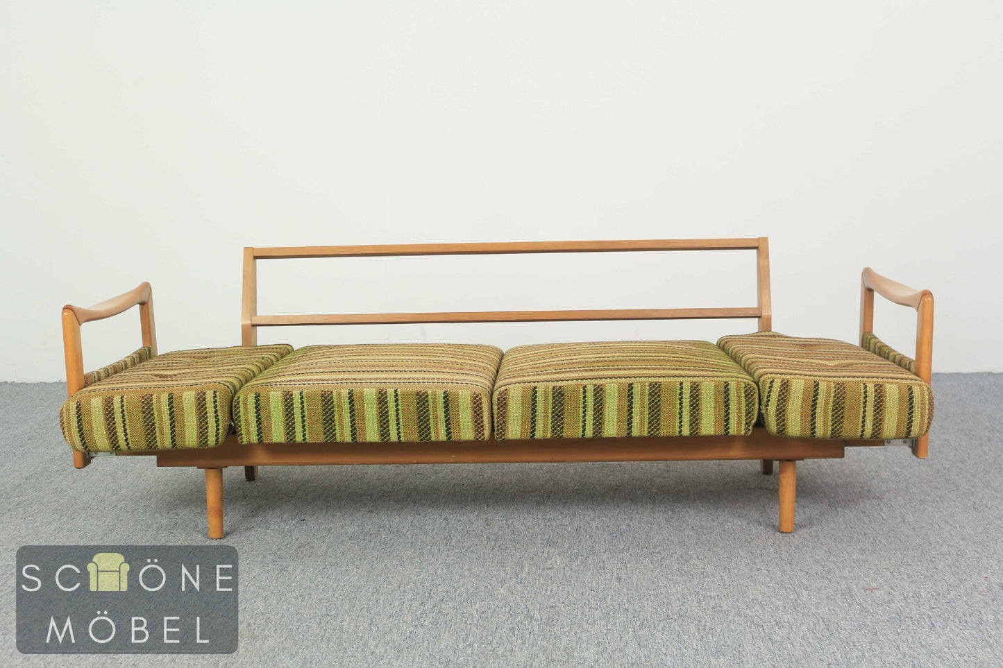 Retro 3er Sofa Mid Century Schlafsofa Vintage Couch Walter Knoll 60er Daybad