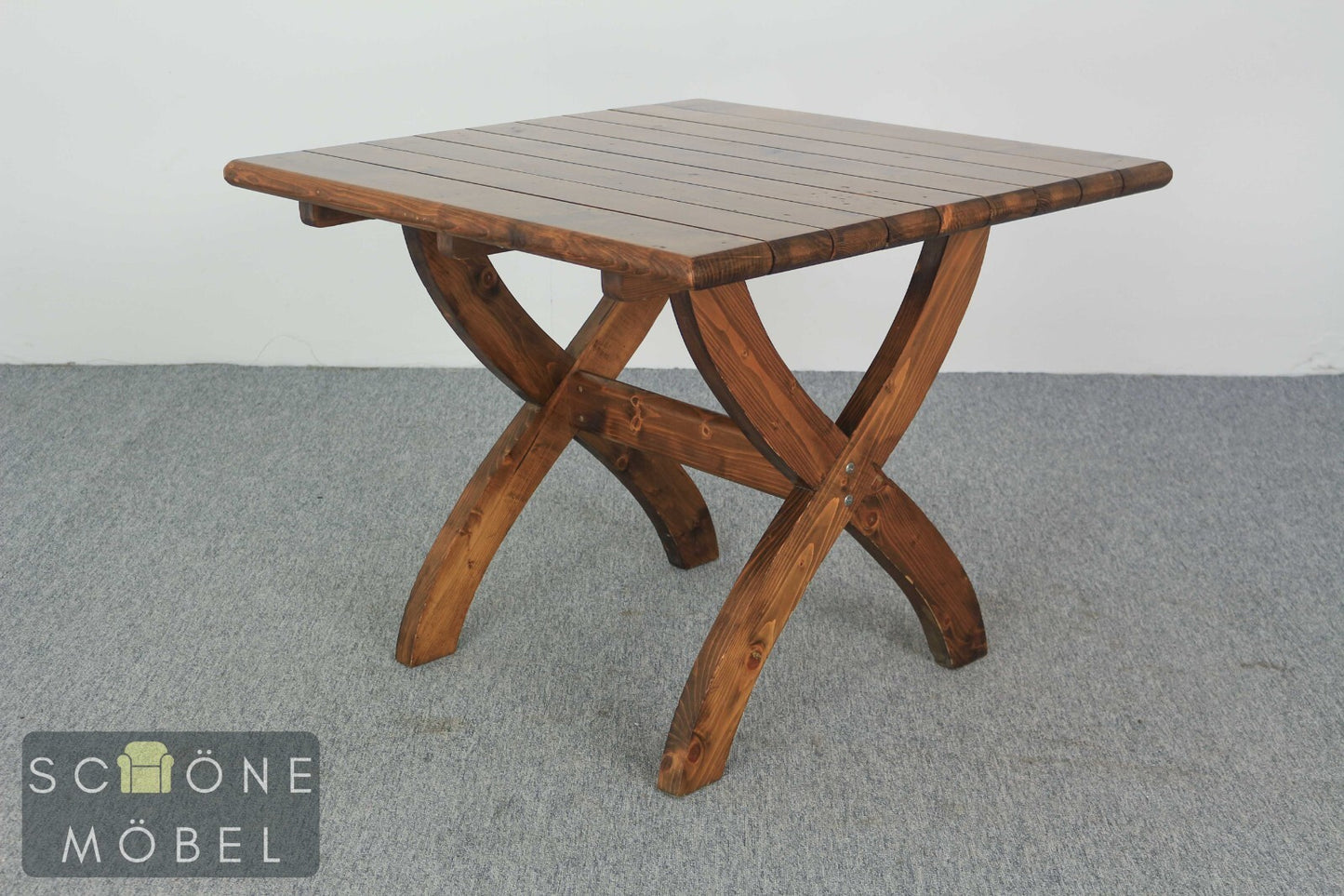 5x Esstisch Garten Tisch Landhaus Stil rechteckig Dining Table Gastro Möbel