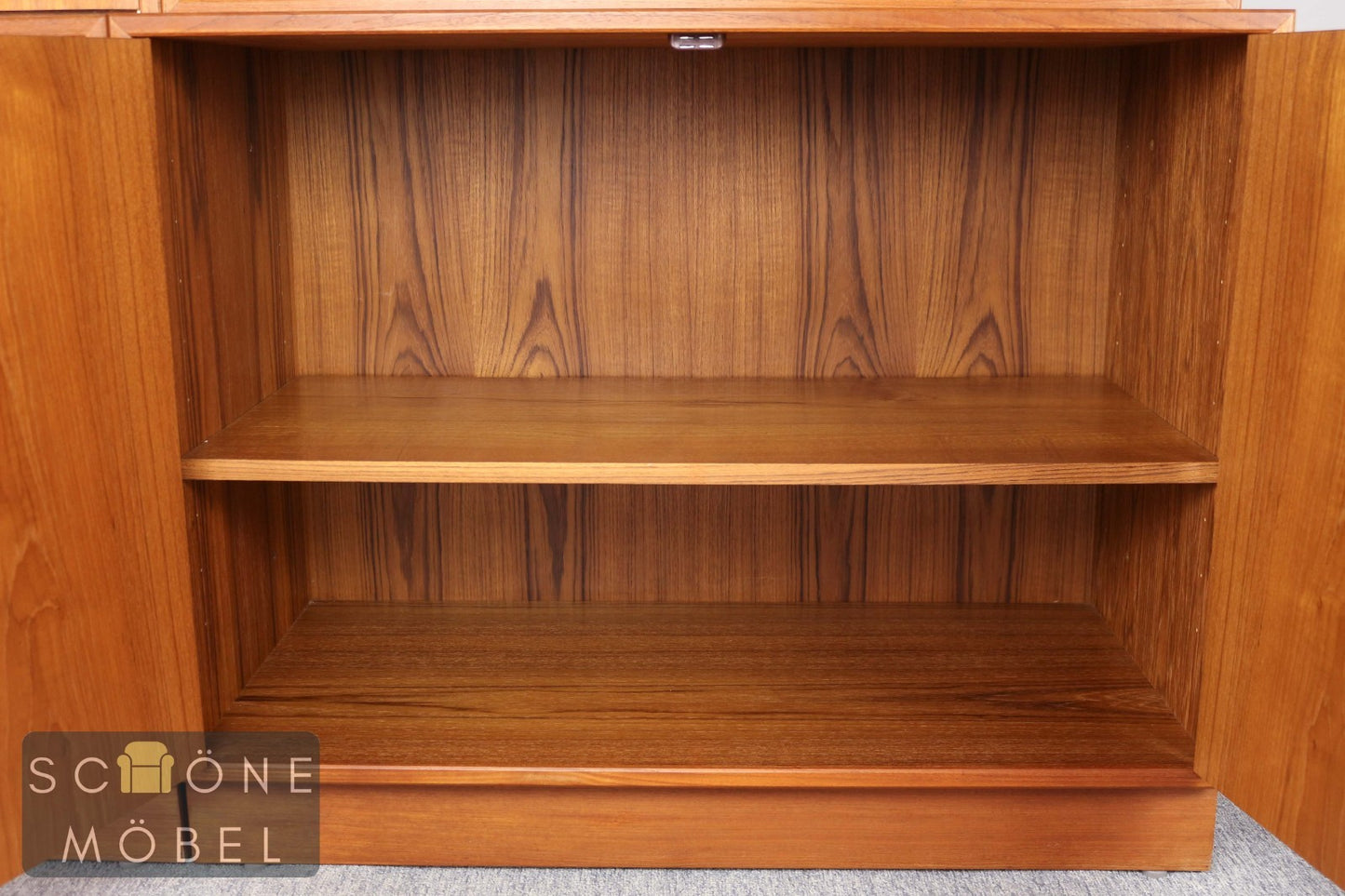 Schrankwand Vitrine Sekretär Danish Design Mid Century Wandschrank Schrank