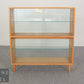 Vintage Vitrine Raumtrenner Mid Century Glas Anrichte Retro Skandinavisch