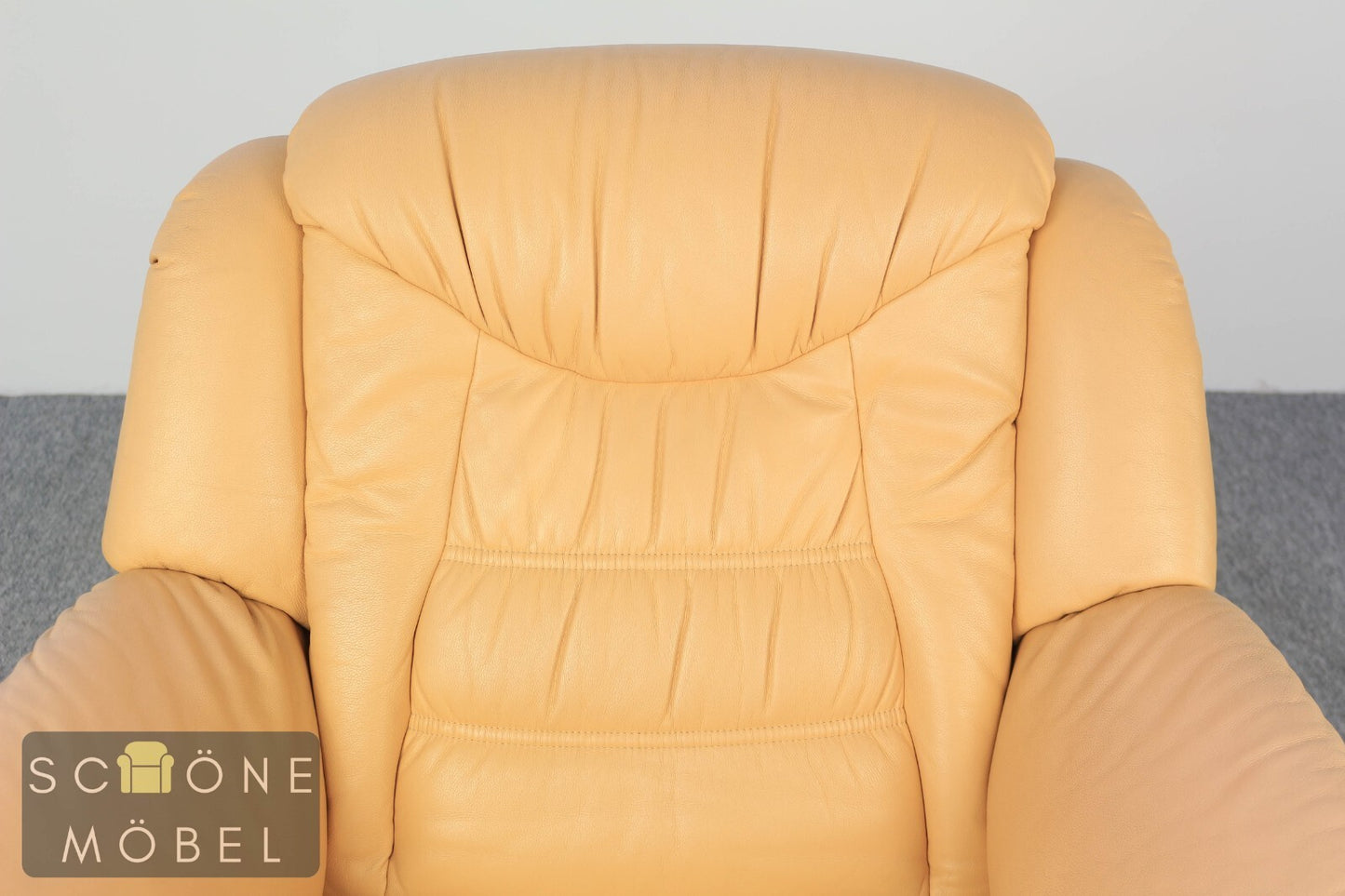 Moderner Designer Leder Sessel Relax Armchair Relaxsessel Echtleder