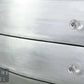 Elegante Silber Barock Kommode Hollywood Regency Vintage Beistellmöbel