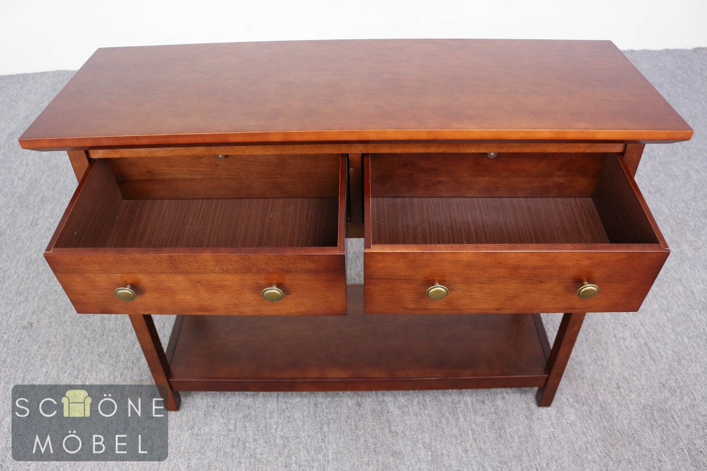 Konsolentisch Beistelltisch Vintage Konsole Retro Tisch Glastisch Table