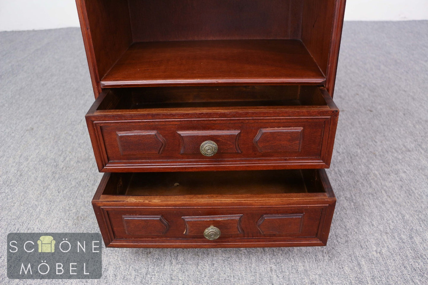 Nachttisch Beistellschrank Massivholz Kommode Vintage Kolonial Stil
