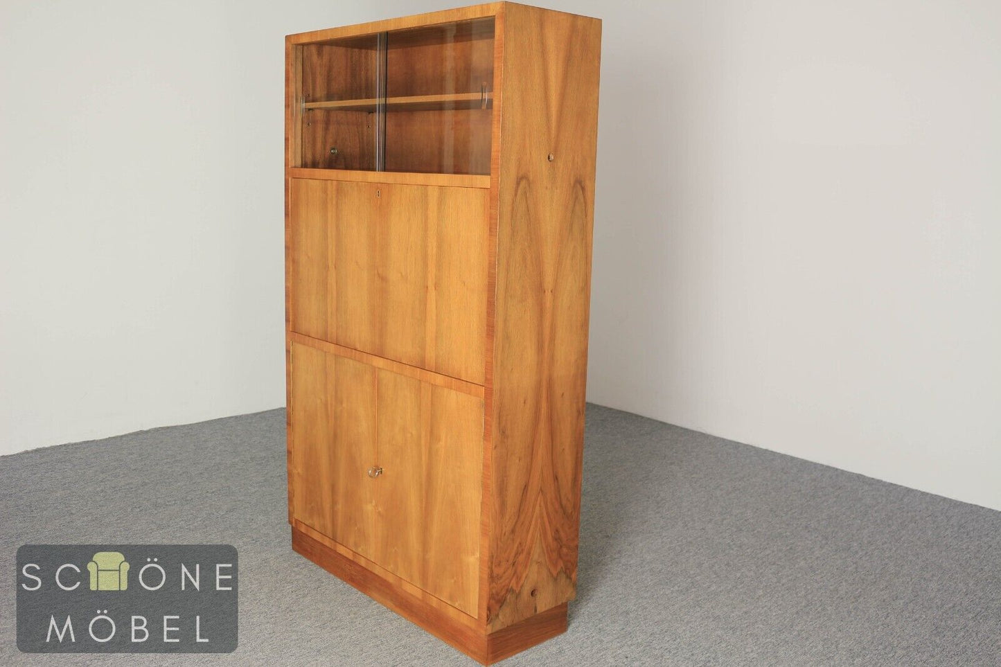 Vintage Sekretär 60er Jahre DDR Barschrank  Schrank Schreibtisch GERMAN Design