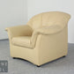 Eleganter Vintage Ledersessel Retro Design Echtleder Sessel 1er Leder Armchair