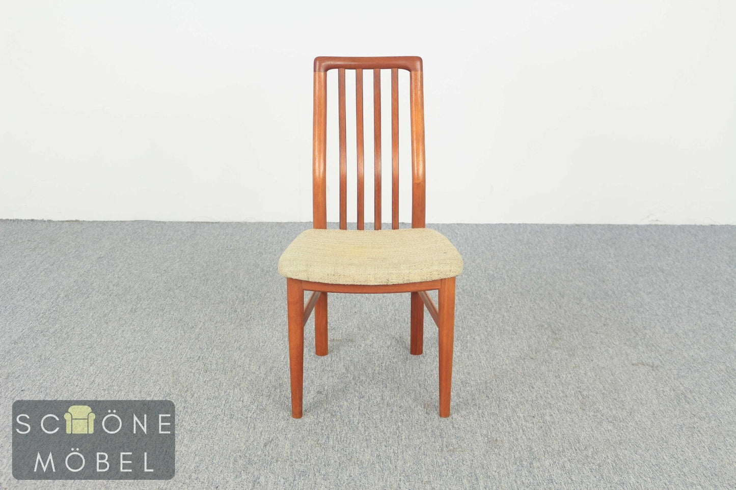 4 Danish Design Vintage Stühle Mid Century Essstühle Stuhl 60er Jahre von Schou