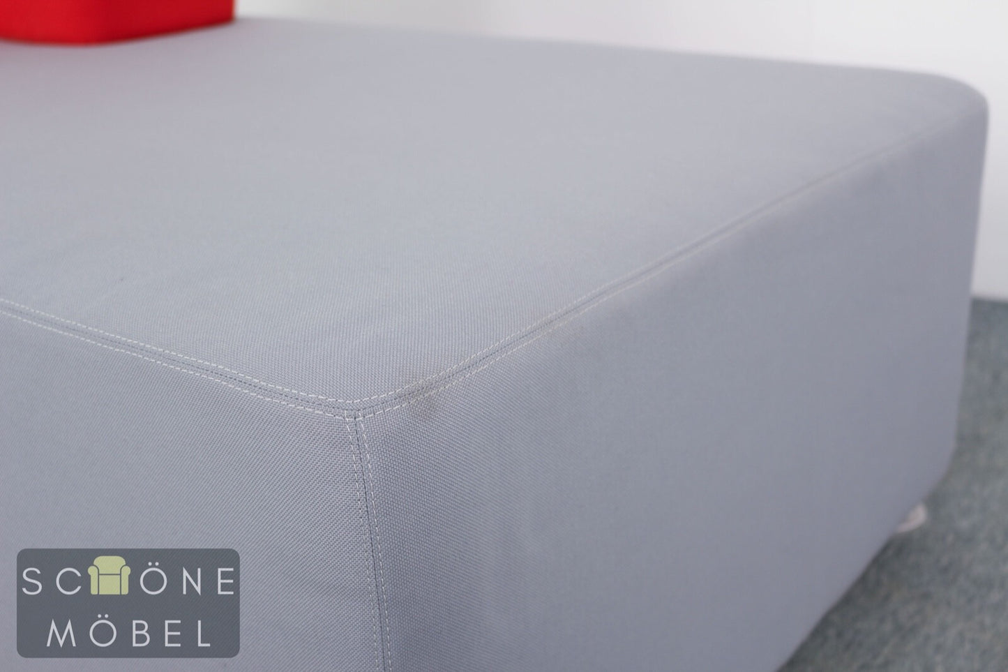 Modernes Steelcase Designer Sofa 3 Sitzer 3er Büro Couch Made in France