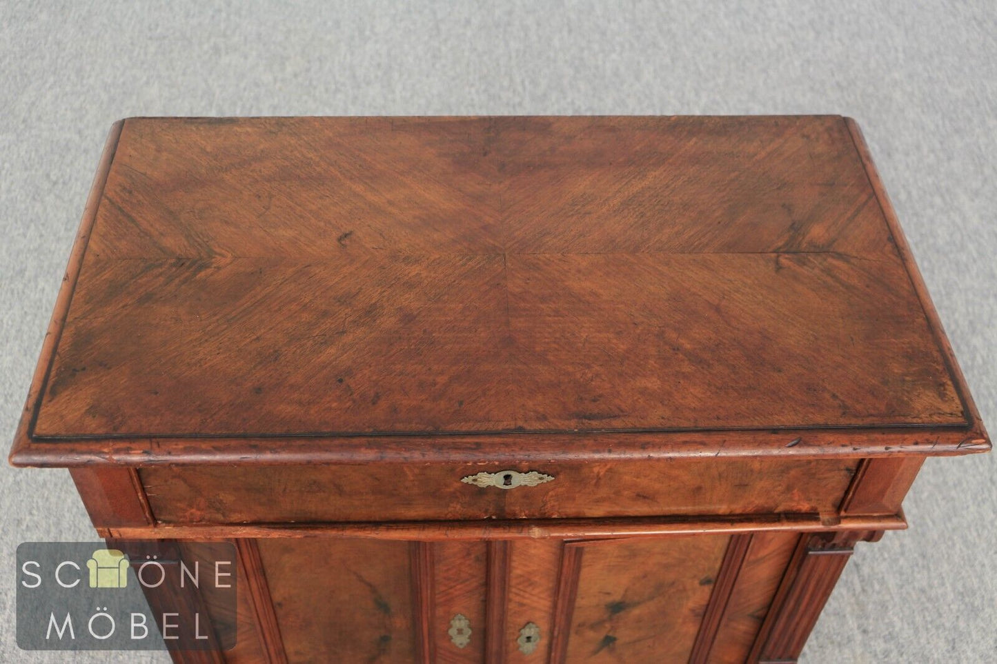 Antike Louis Philippe Anrichte um 1880 Sideboard Schränkchen Kommode Gründerzeit