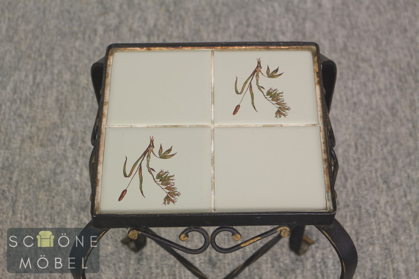 Hübsche Blumensäule Pflanzenständer Tisch Vintage Blumenständer Beistelltisch