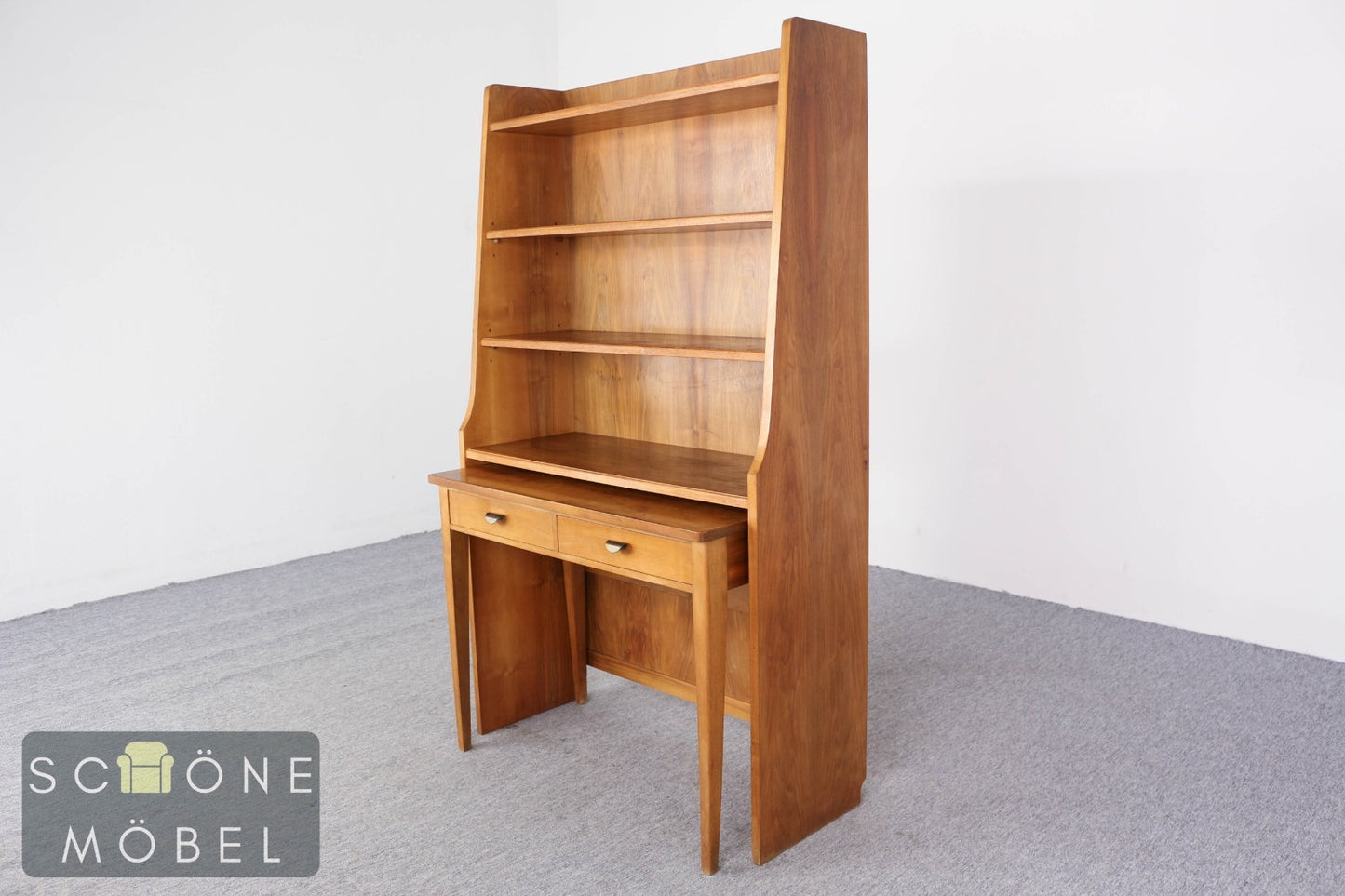 Vintage Schreibtisch Sekretär im skandinavischen Mid-Century Design 60er 70er