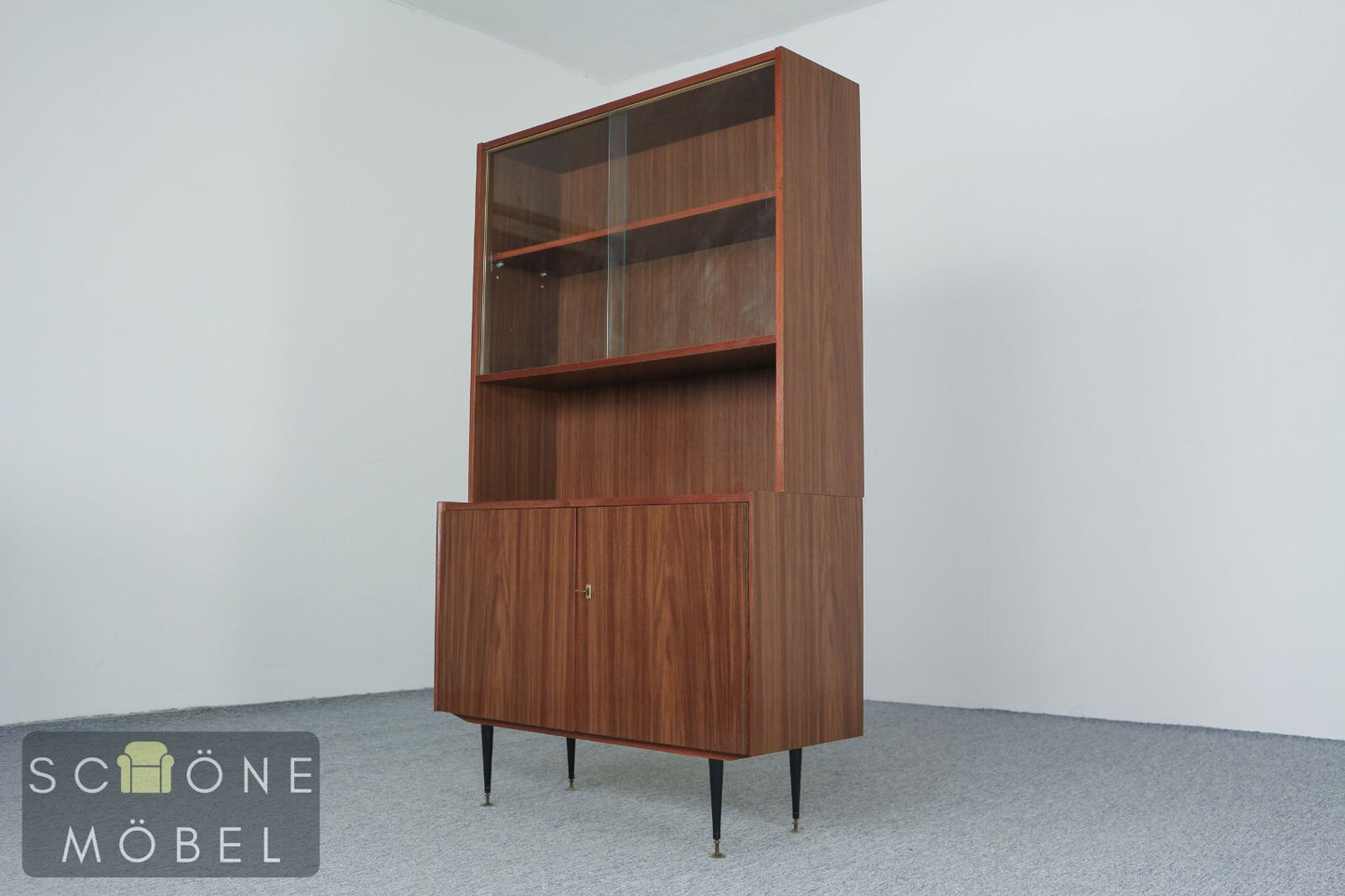 Mid Century Kommode Schränkchen Vintage Stil DDR Highboard German VEB Möbelwerke