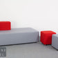Modernes Steelcase Designer Sofa 3 Sitzer 3er Büro Couch Made in France