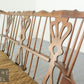 Windsor Sofa Bank 3-Sitzer Holz massiv mit Armlehnen Landhaus Sitzgelegenheit