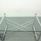 Glastisch Couchtisch Chrom Sofatisch Modernes Design Coffee Table Tisch