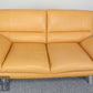 Schönes Designer Ledersofa Echtleder 2er Sofa Moderne Couch Leder 2 sitzer