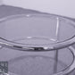 Design Beistelltisch Glas Metall Tisch modern minimalist Table Chrom  Bauhaus
