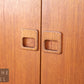 Dyrlund Teak Vitrine Danish Design Mid Century Glas Schrank Vintage Teakholz