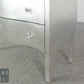 Elegante Silber Barock Kommode Hollywood Regency Vintage Beistellmöbel