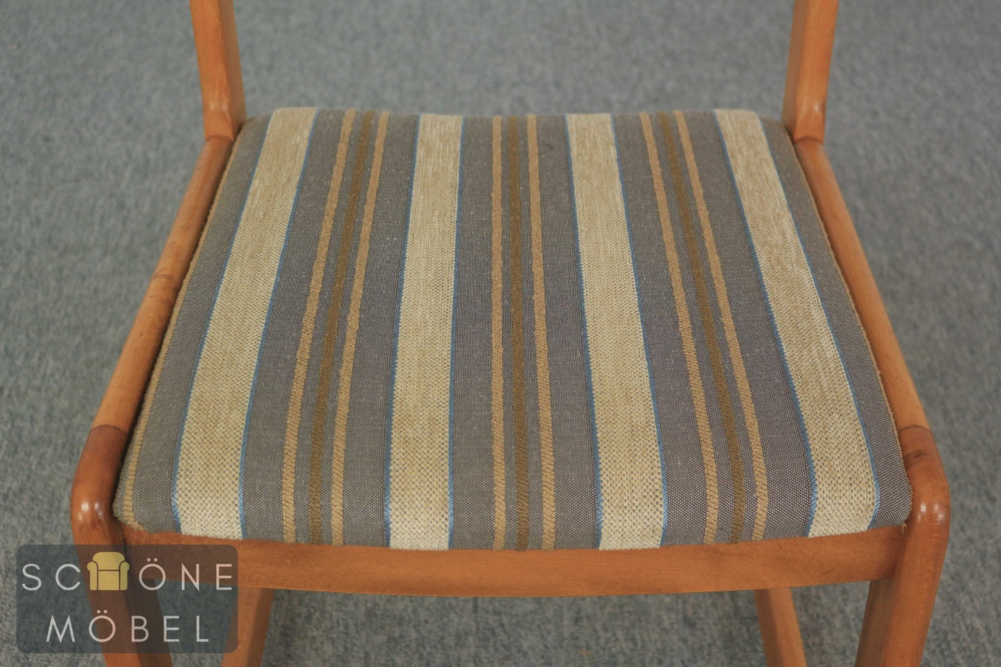 4 Danish Design Vintage Stühle Mid-Century Modern Essstühle Stuhl 60er Jahre
