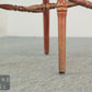 Antik Kolonialstil Stuhl Vintage Holzstuhl gepolstert Spindellehne massiv